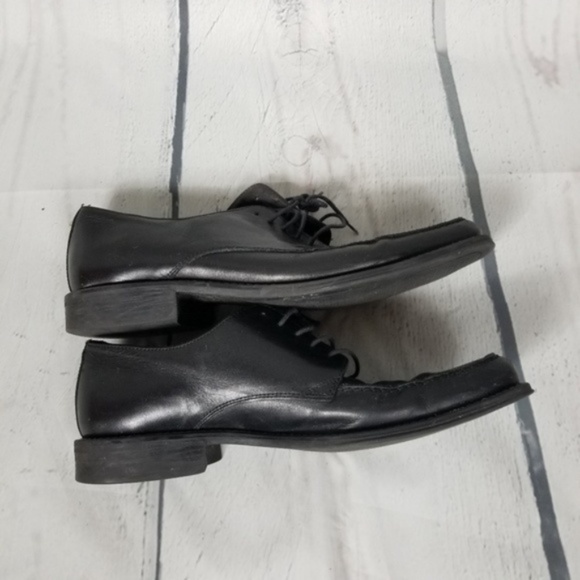 BOSTONIAN black lace up oxford dress shoes mens 10 - Picture 3 of 8